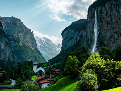 Lauterbrunnen Staubbachfall: Staubbachfall